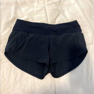 Lululemon Navy Athletic shorts - Size 6 Reg